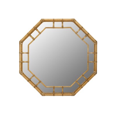 Regeant Octagonal Wall Mirror - Nutmeg